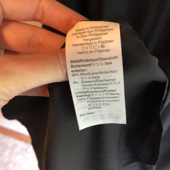 J. Crew 2 Tall black wool cashmere sleeveless black dress size 2T - Picture 6 of 7